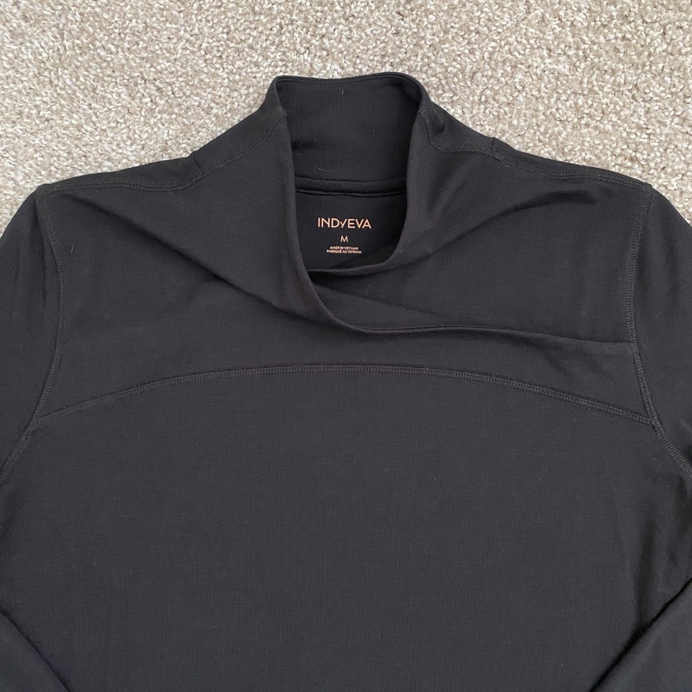 Indyeva Women’s Long Sleeve Black Strika III Top Size M - Picture 5 of 7
